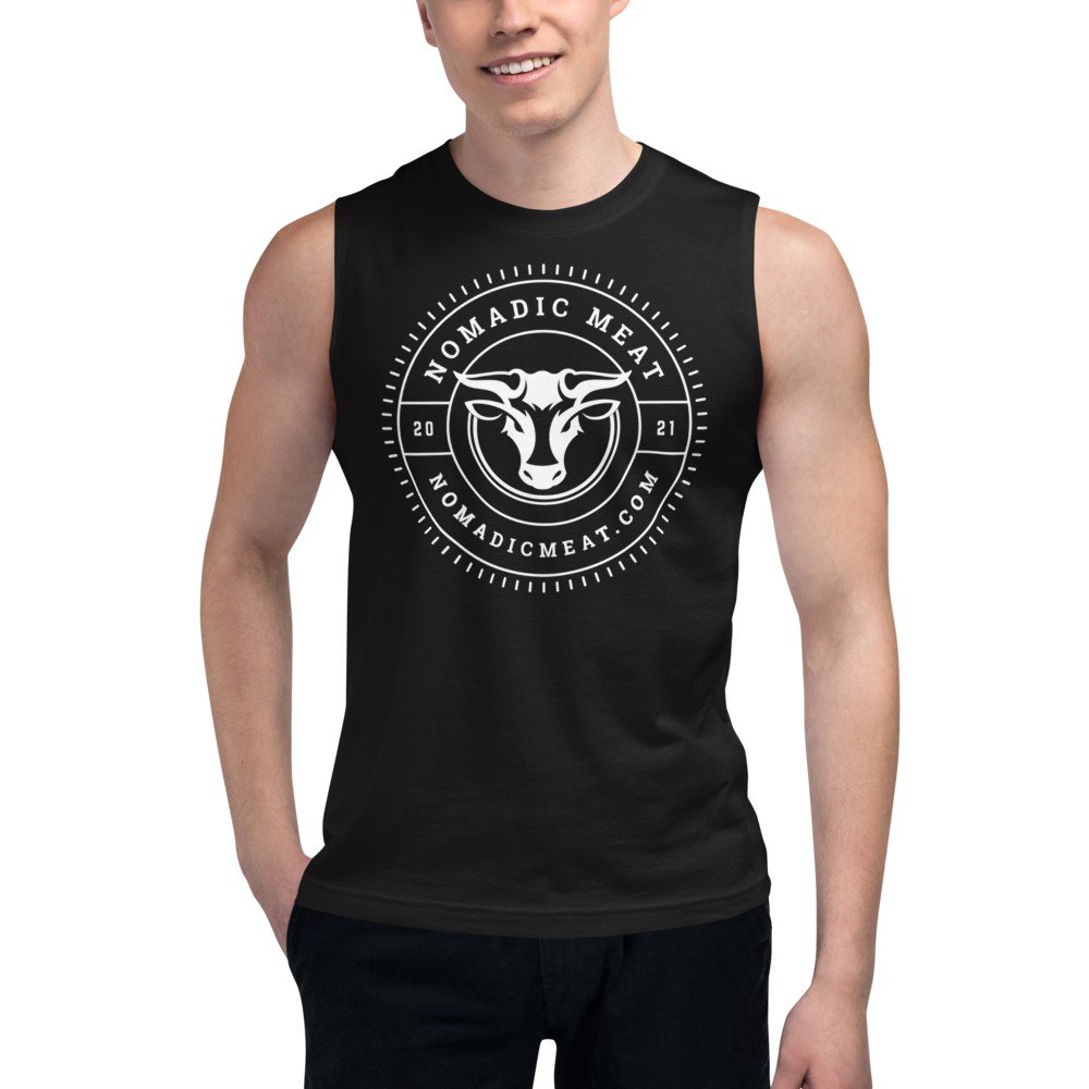 Nomadic Meat Black Muscle Tee