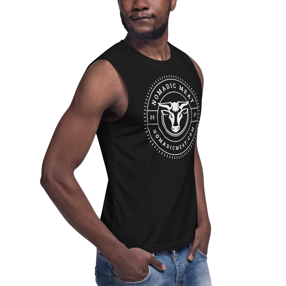 Nomadic Meat Black Muscle Tee