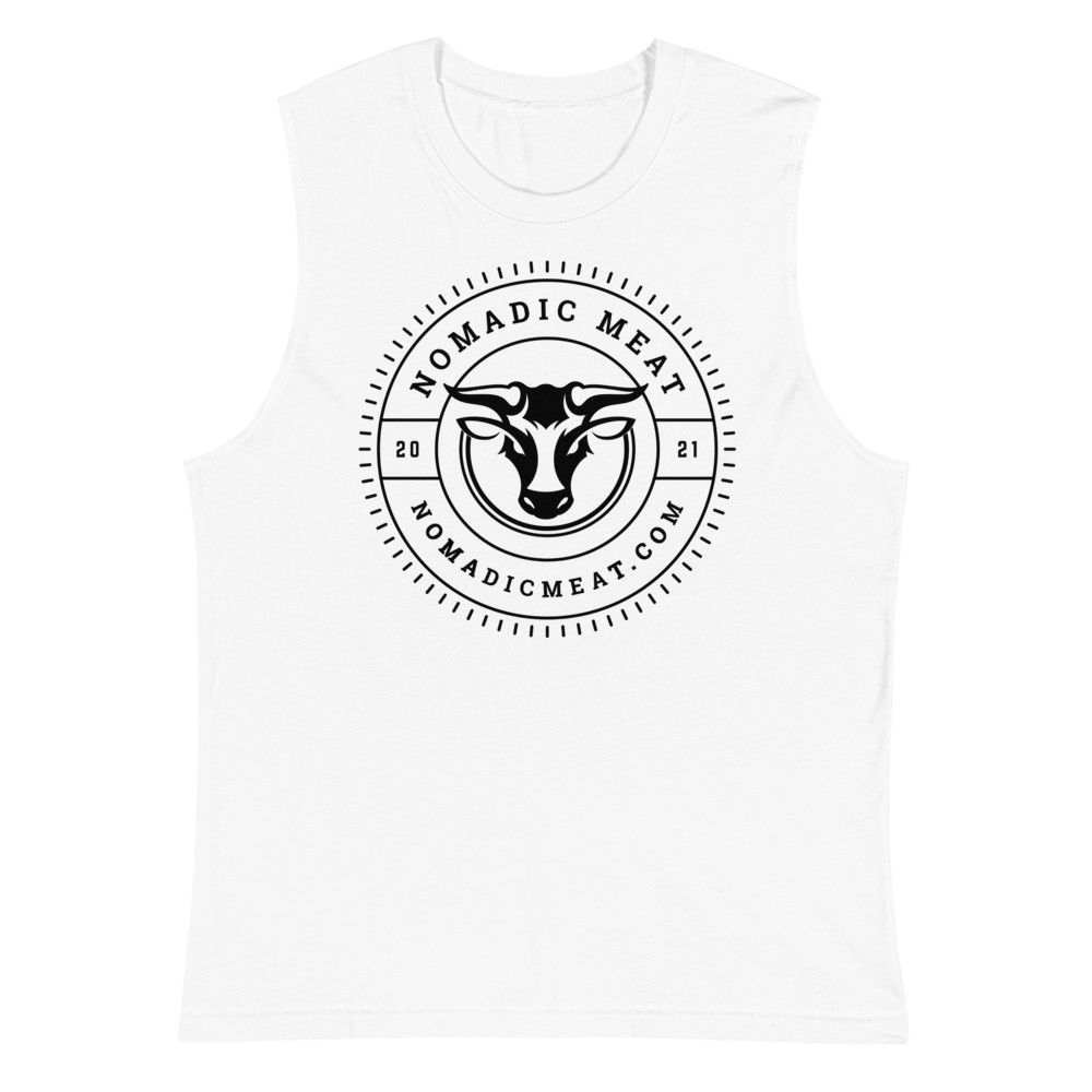 Nomadic Meat White Muscle Tee