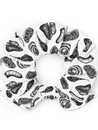 Meaty White Scrunchie
